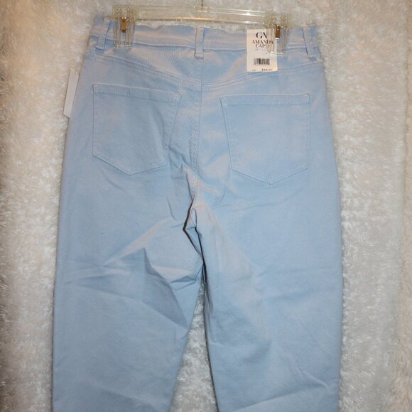 Gloria Vanderbilt slimming capri NWT size 4  light blue - Picture 3 of 4